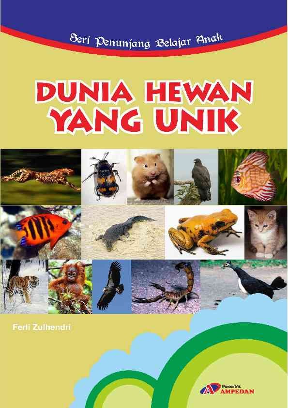 DUNIA HEWAN YANG UNIK
